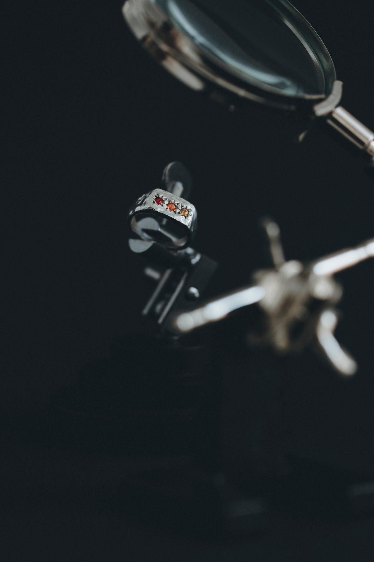 El Sol, 925 silver or gold-plated silver ring by Bocavolcan, handmade in Valencia