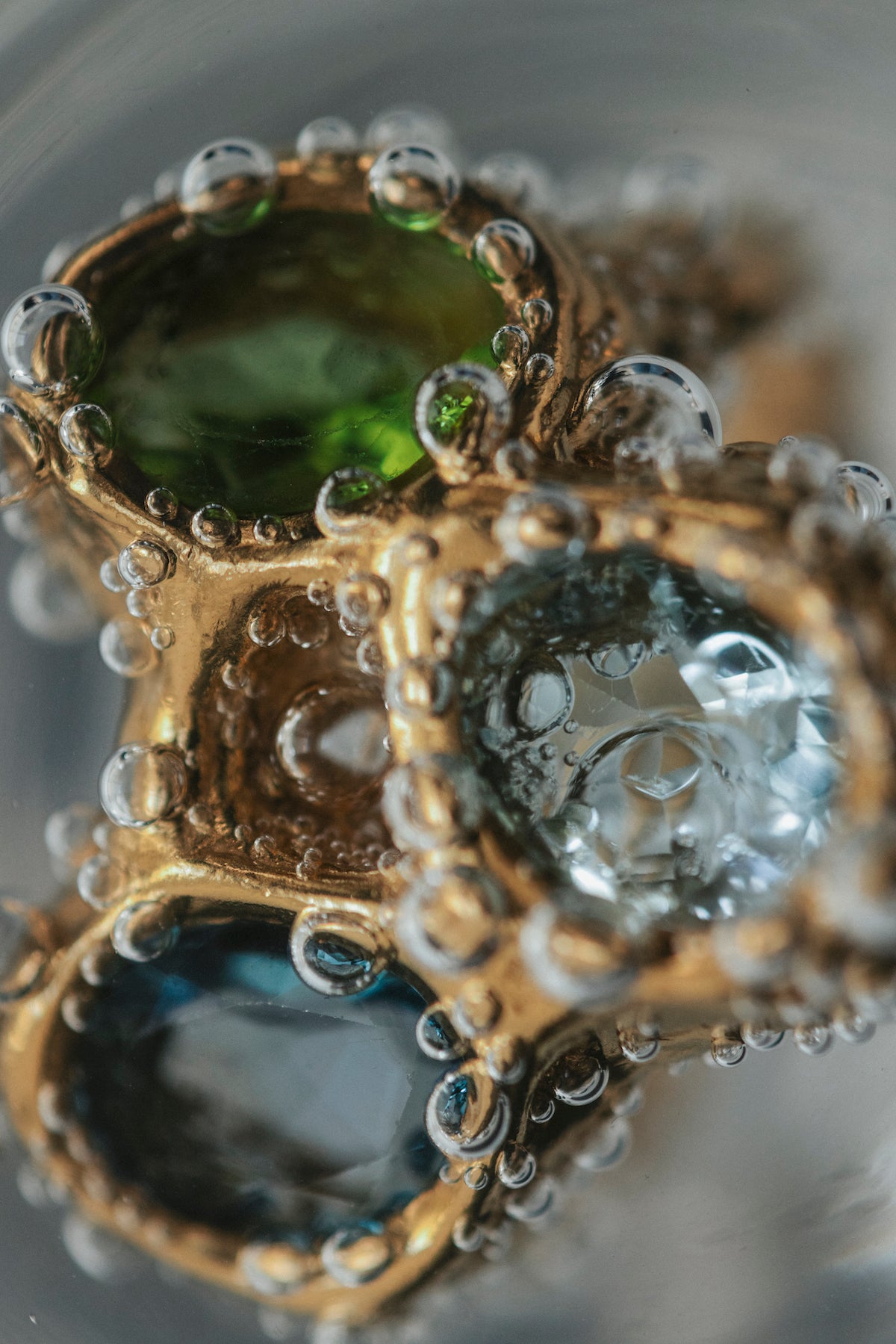 Kerid Ring 3 - K3, 925 silver or gold-plated silver ring by Bocavolcan, handmade in Valencia