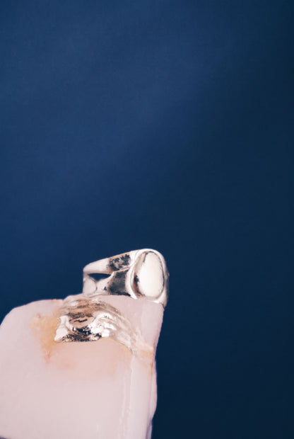 Magec, silver version, ring by Bocavolcan