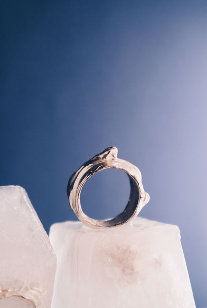 Magma, versión en plata, anillo de Bocavolcan