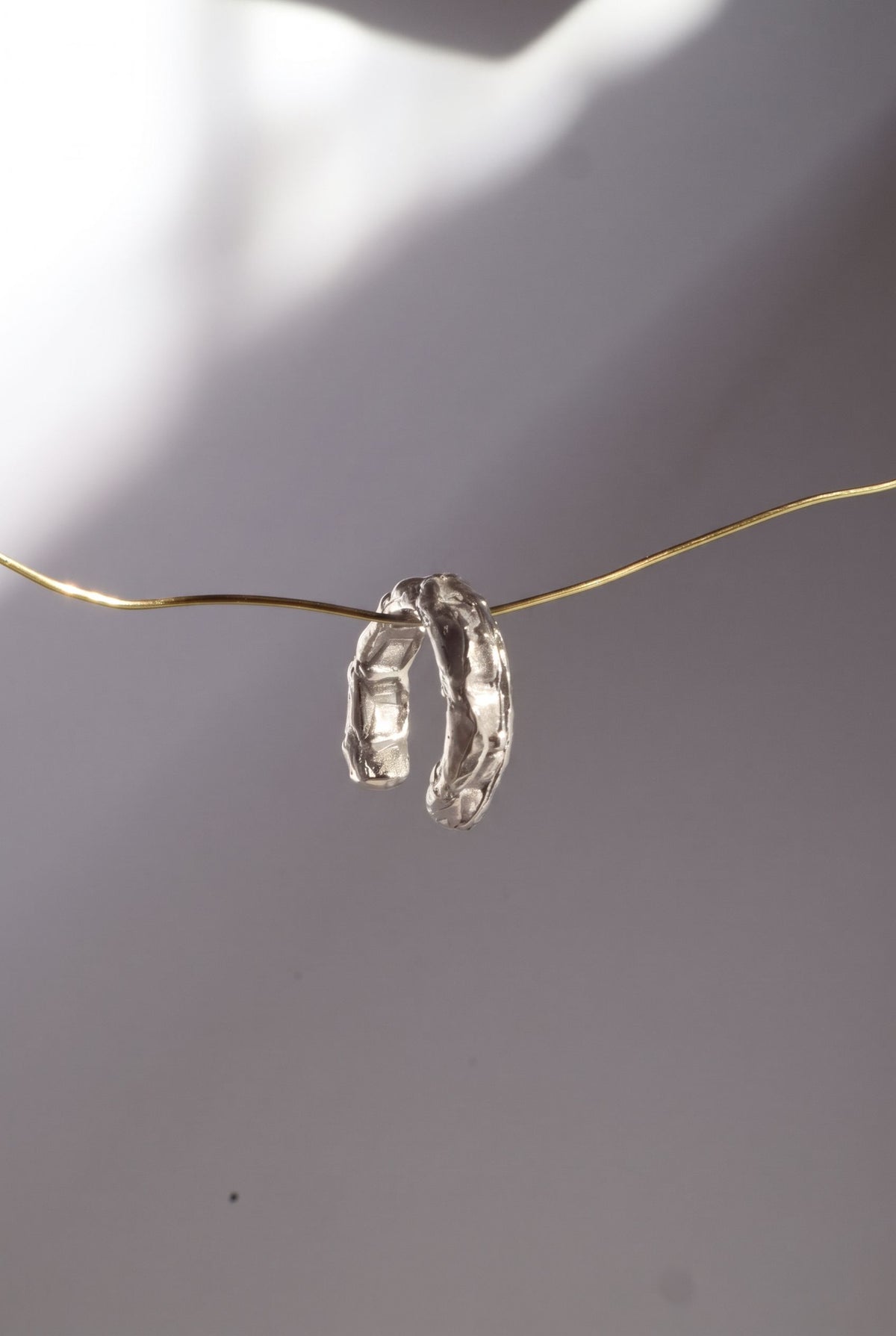 Origen Earcuff, silver version, ear cuff by Bocavolcan