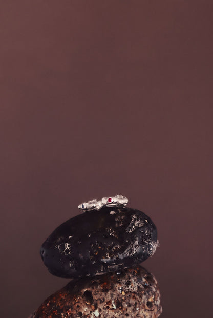 Soda Ring, silver version, ring by Bocavolcan